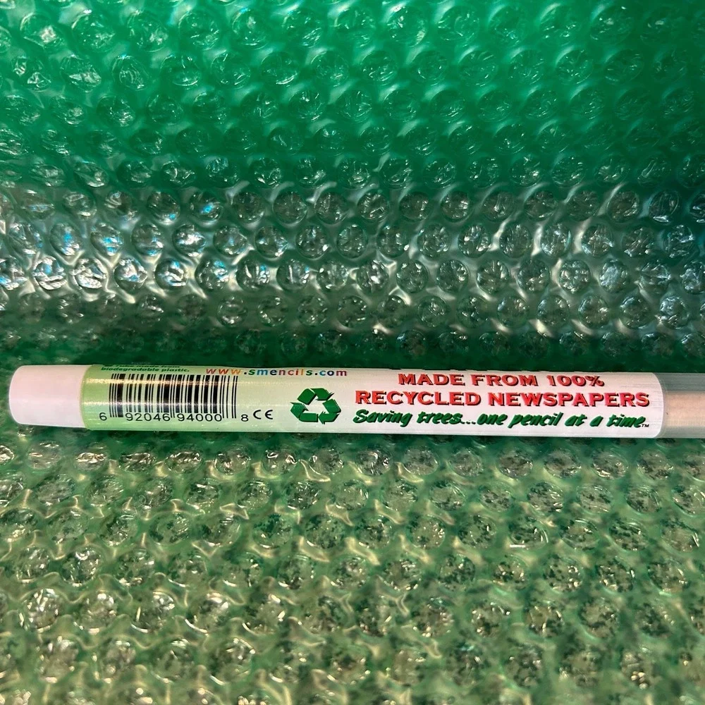 Smencils RETRO Colored -GRAPE SODA- Gourmet Scented Pencil Eco Newspaper